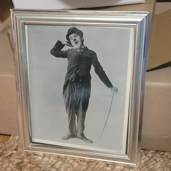 Charlie Chaplin (1954)—Vintage Photograph 8"x11" black & white photo - Picture 10 of 16